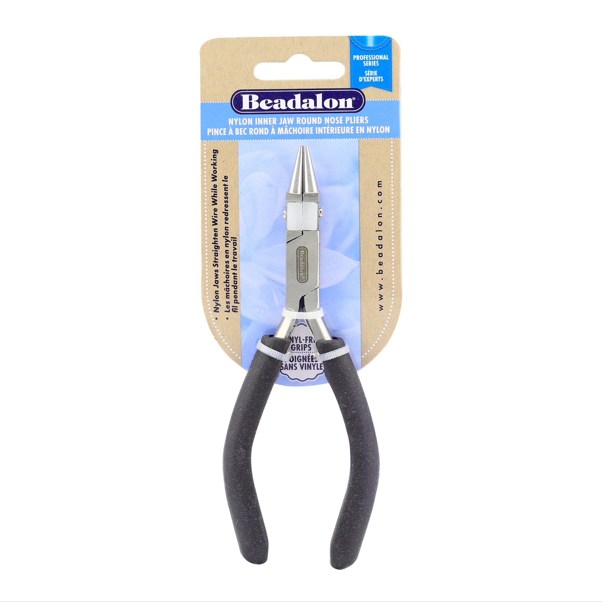 Beadalon® Professional Series Nylon Inner Jaw Round Nose Pliers
